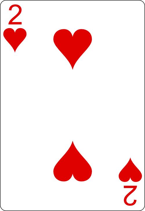 2 hearts
