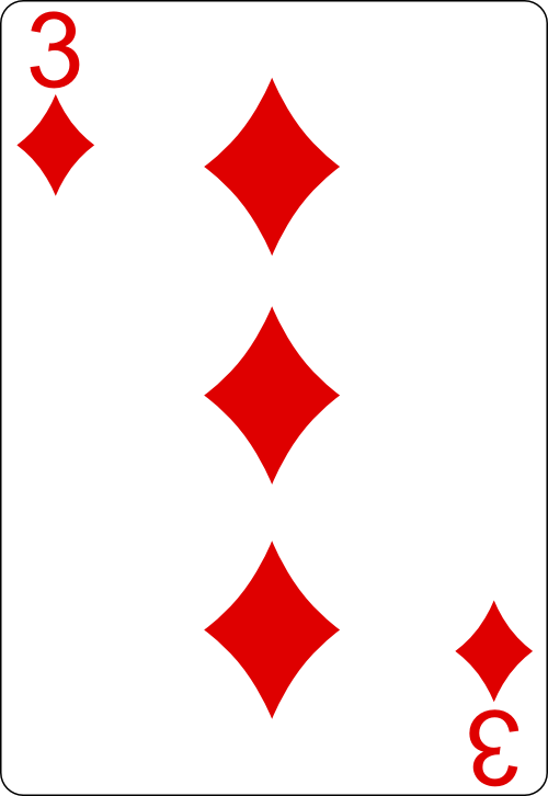 3 diamonds